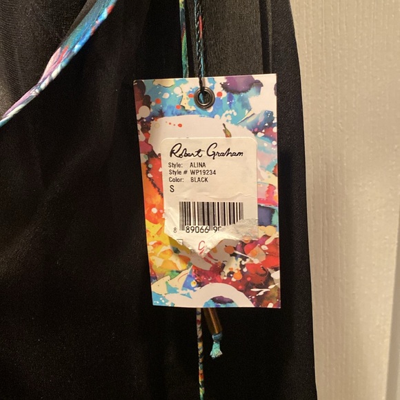 NWT Robert Graham black top - Picture 4 of 7